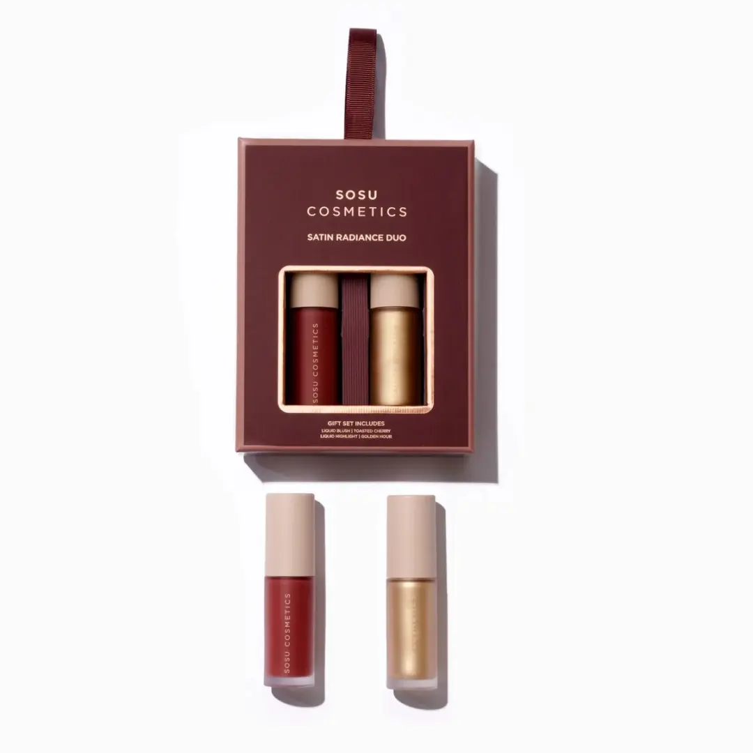 Sosu Beauty Set 01 - Blush Highlighter Lashes - 4 Stuks