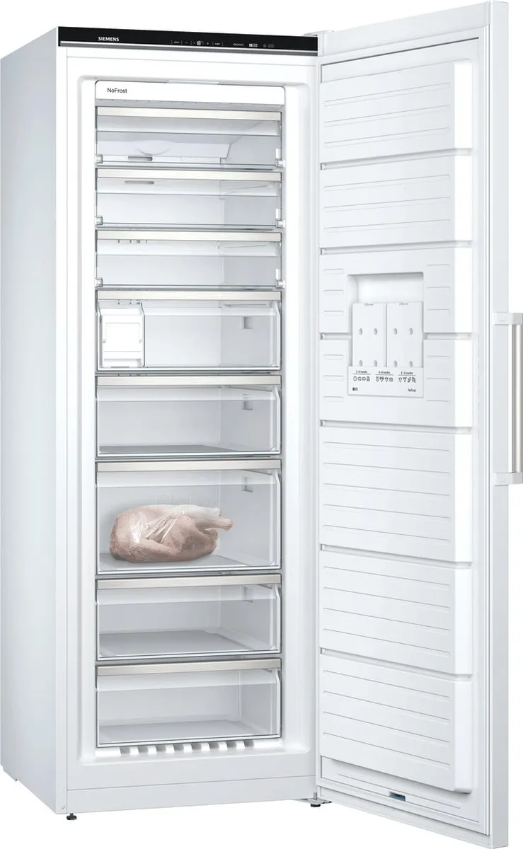 Siemens iQ500 GS58NAWDV Vrijstaande Vrieskast 366L - Wit