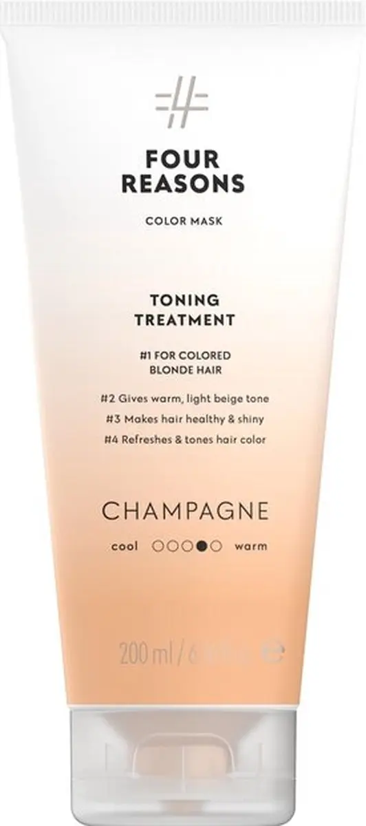 Four Reasons Color Mask Toning Treatment Blond Haar 200ml