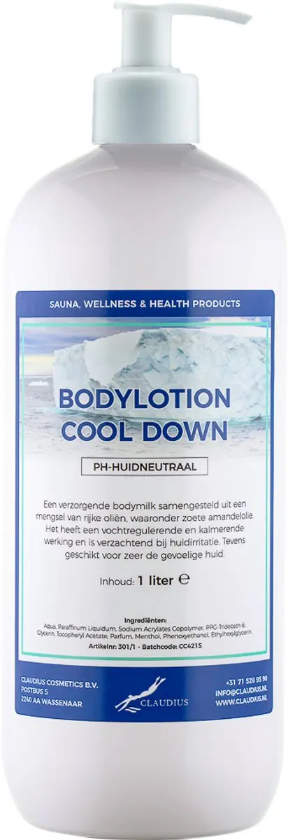 Splashbox Cosmetics Bodylotion Cool Down 1L