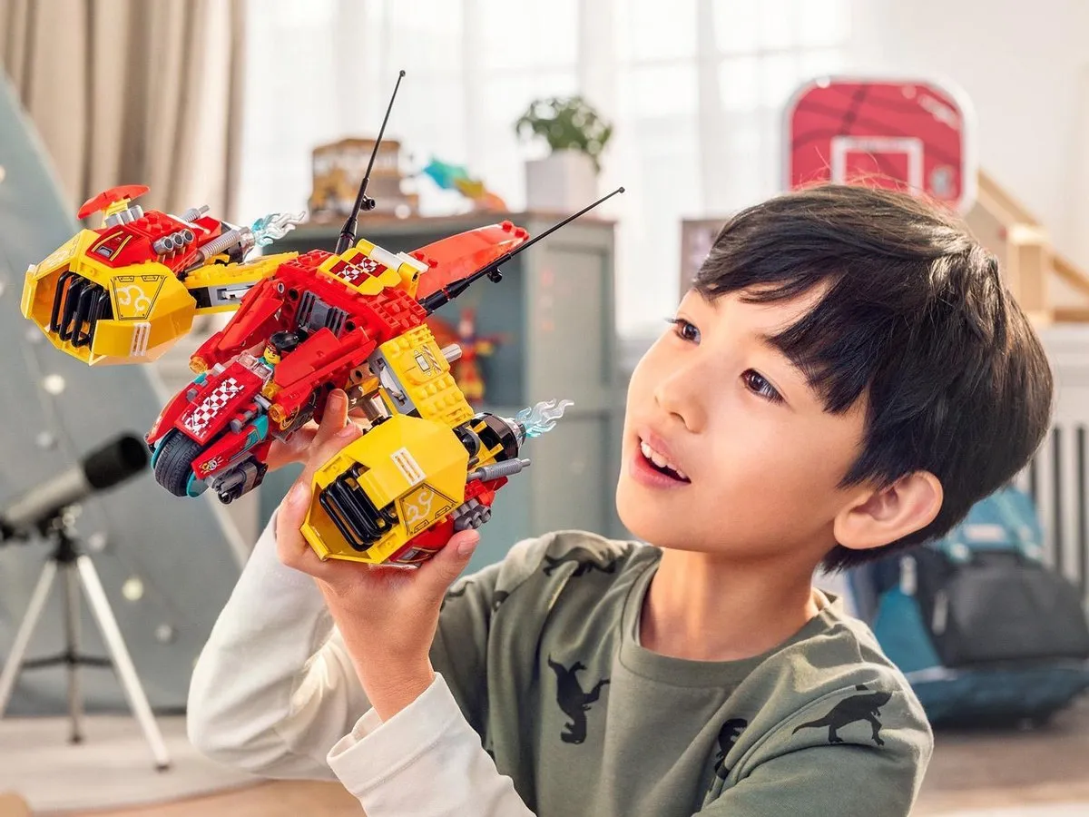 LEGO Monkie Kid Wolkenvliegtuig 80008 - 529 Stukken - 4 Minifiguren