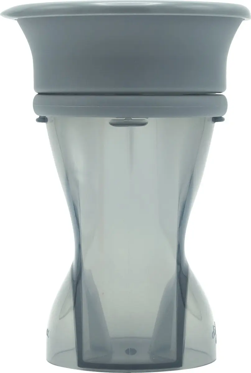 Difrax 360° Drinkbeker 250ml - Lichtgrijs