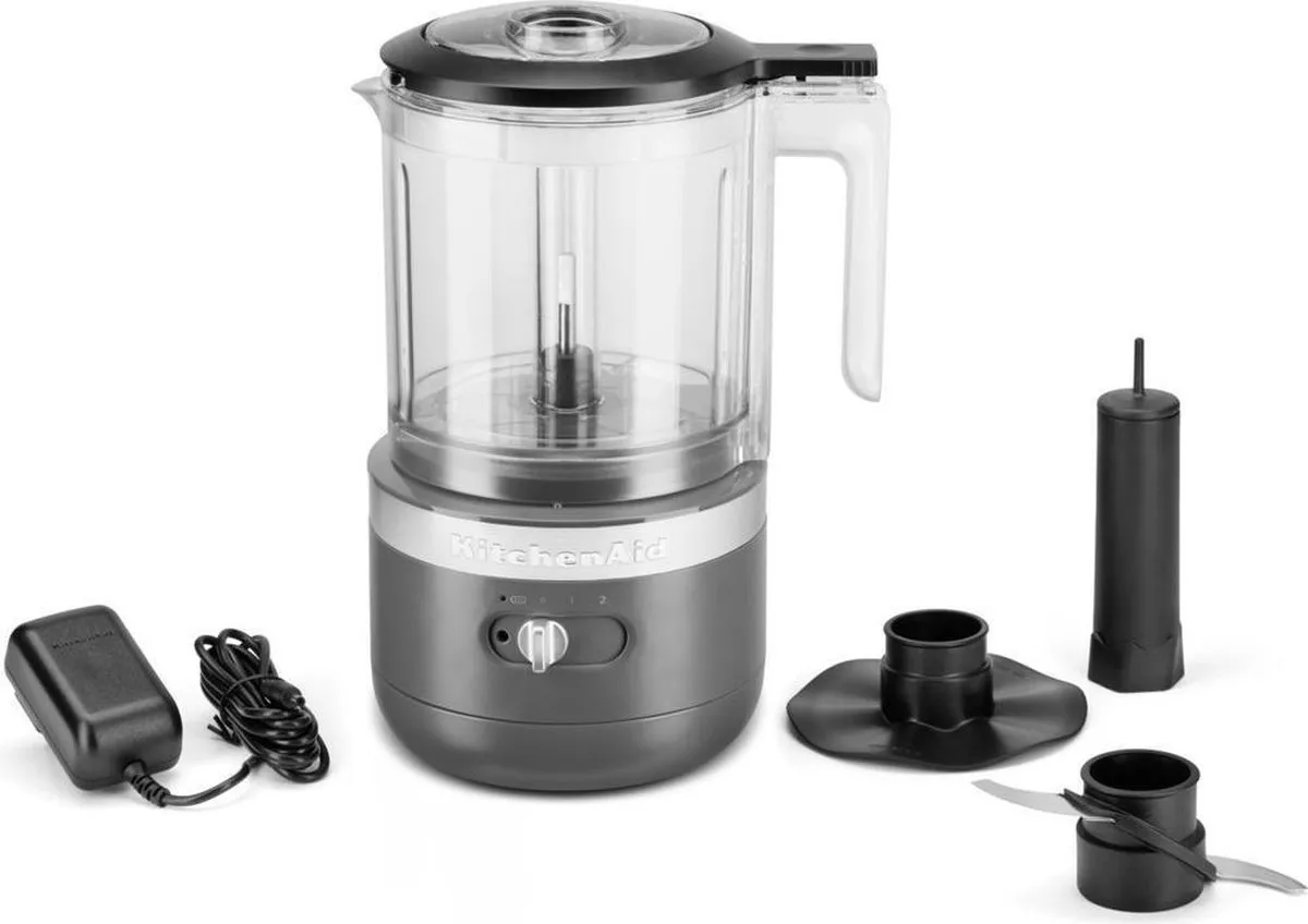 KitchenAid 5KFCB519EDG Elektrische Hakmolen 1,18L - Grijs