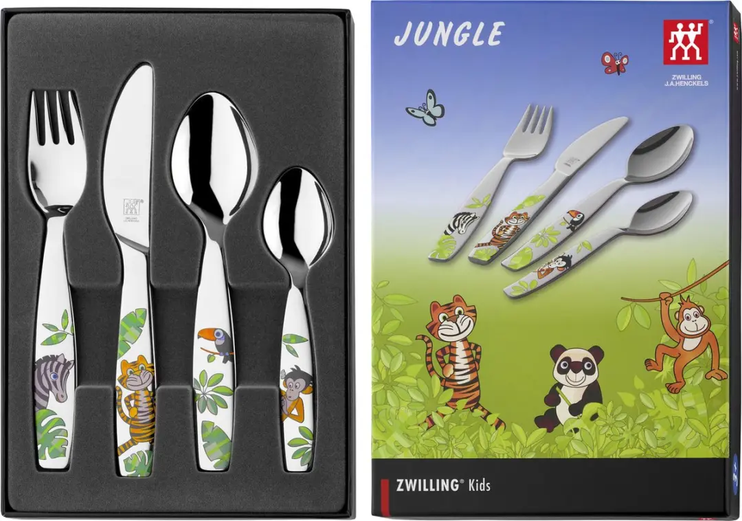 Zwilling Jungle Kinderbestek 4-delig - 4 Stuks
