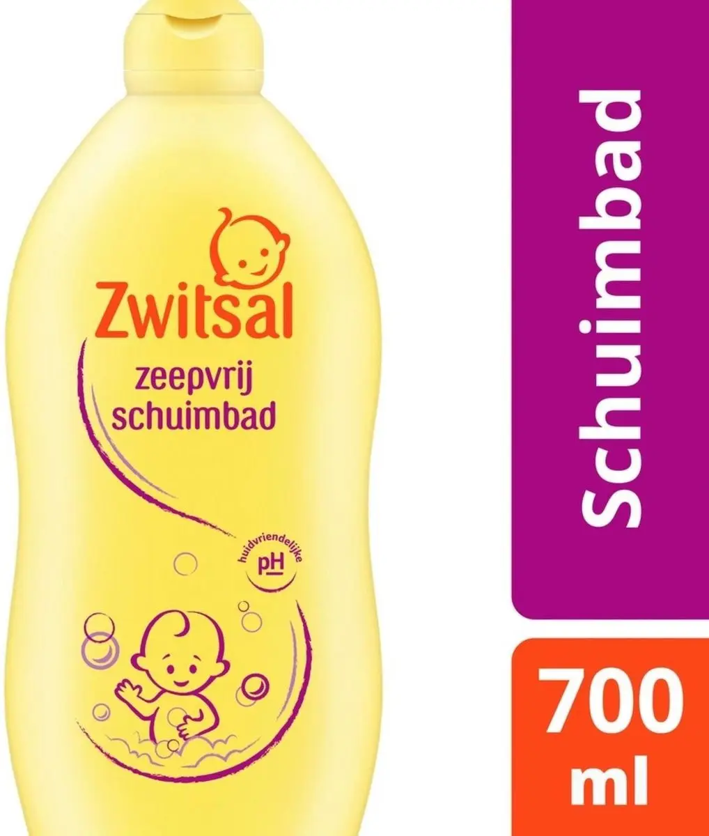 Zwitsal Zeepvrij Schuimbad - 6x700ml