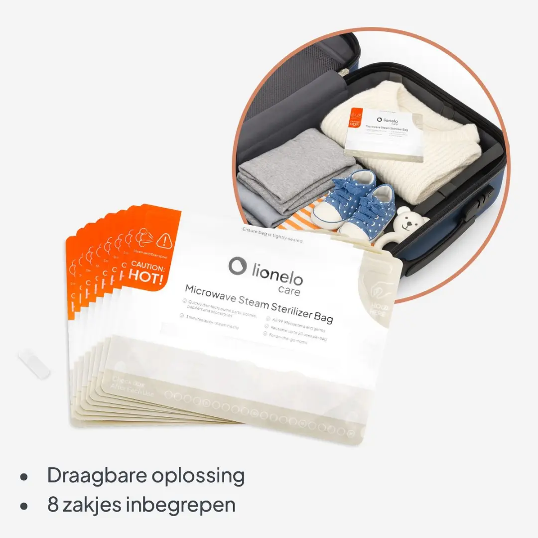 Lionelo Thermbag Magnetron-Sterilisatiezakjes 8 Stuks - 16 Zakjes