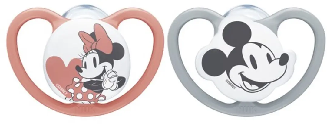 NUK Space Disney Baby Fopspenen 2 Stuks - 18+ Maanden - Meerkleurig
