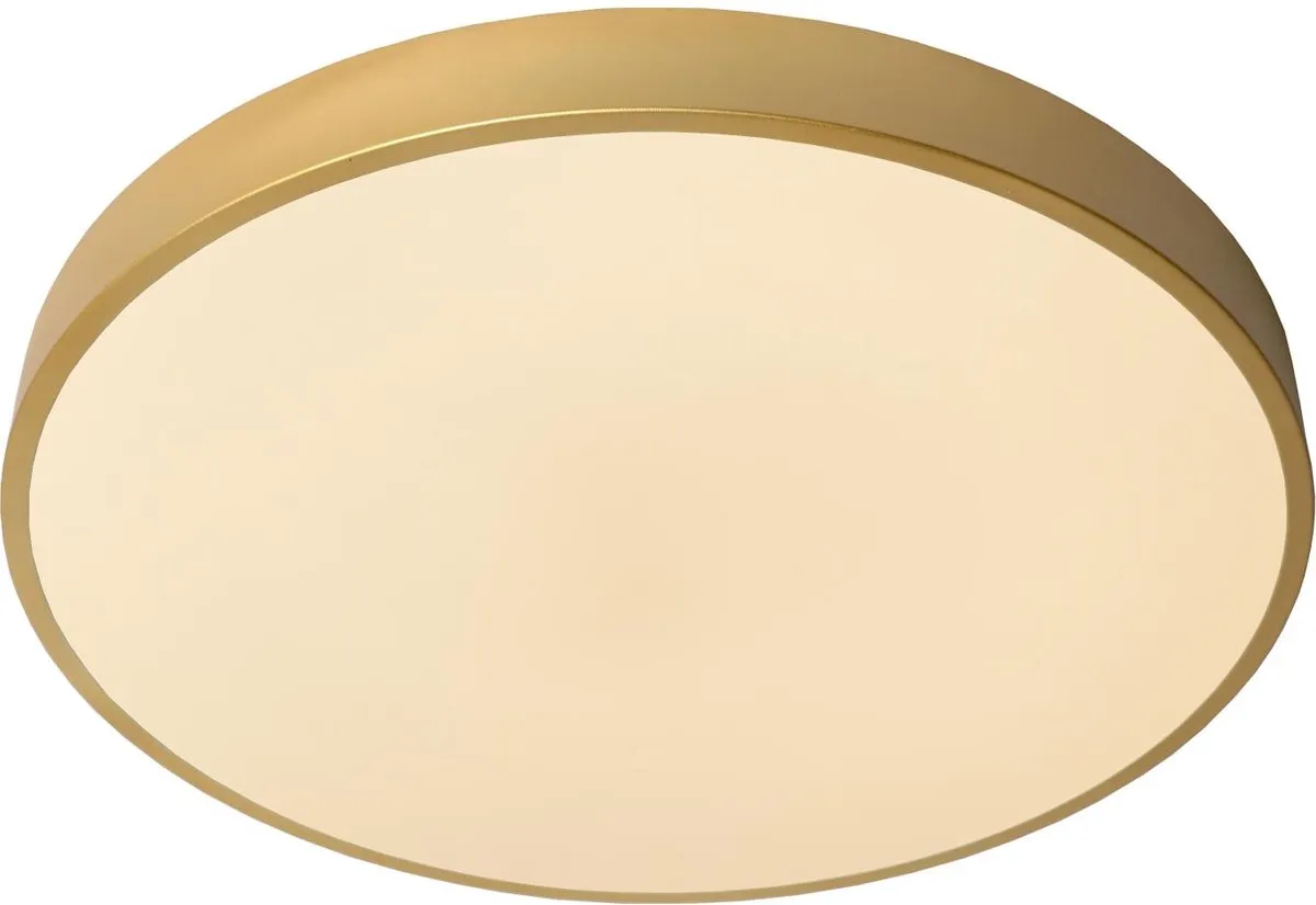 Lucide UNAR Plafonnière Ø49,5cm - Mat Goud/Messing