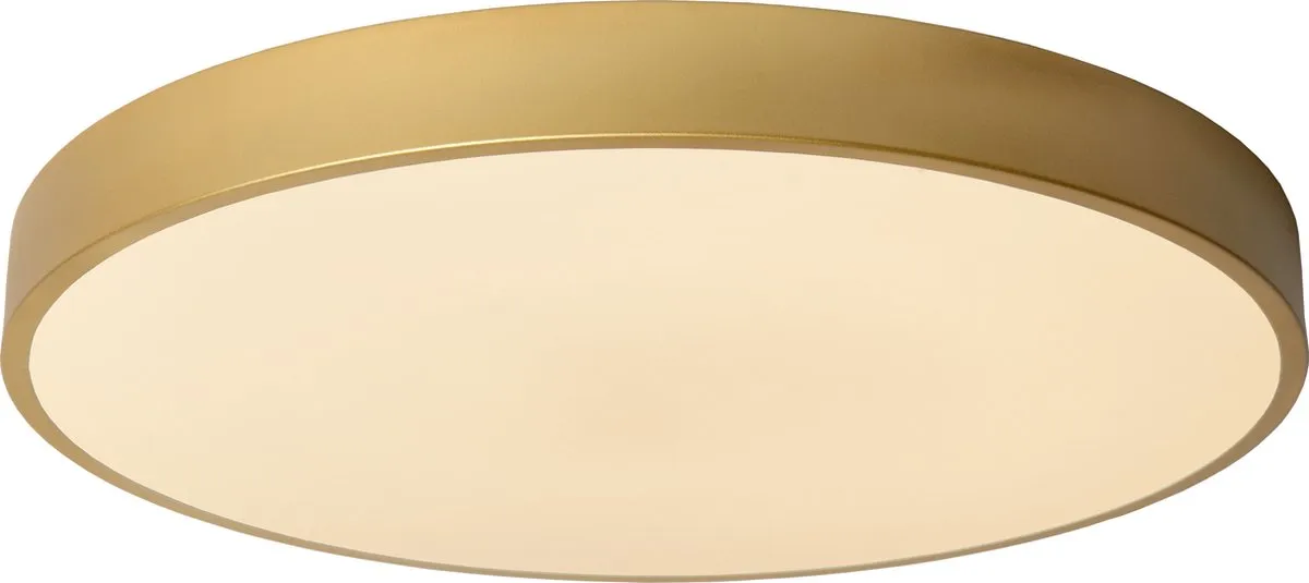 Lucide UNAR Plafonnière Ø49,5cm - Mat Goud/Messing