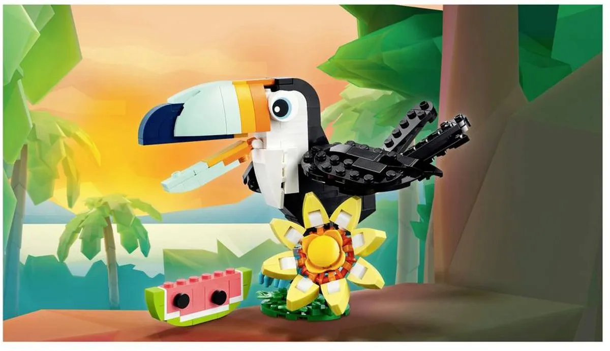 LEGO Creator 3in1 Wilde Dieren Tropische Toekan 31173 - afbeelding 6 van 6