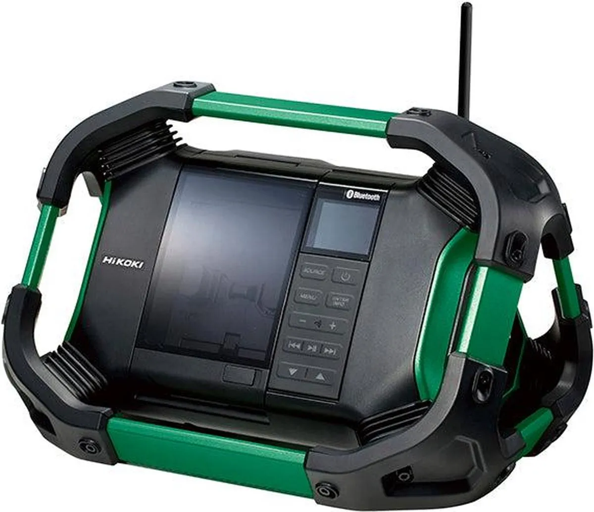 Hikoki UR18DSDLW4Z Digitale Accu Radio - DAB+ Bluetooth - 14,4-18V