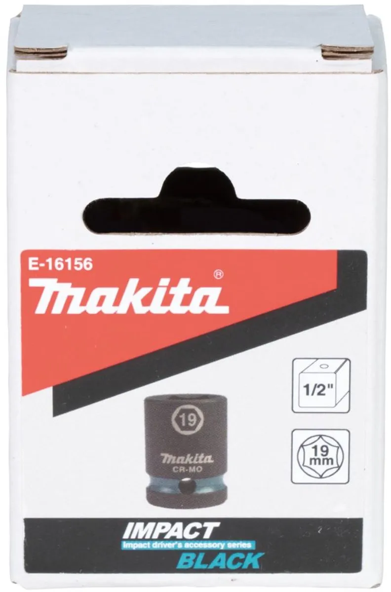 Makita E-16156 Impact Black Krachtdop 19mm