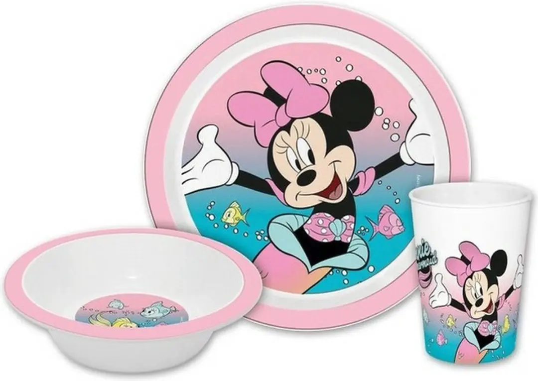 Disney Minnie Mouse Kinderontbijtset 3-delig