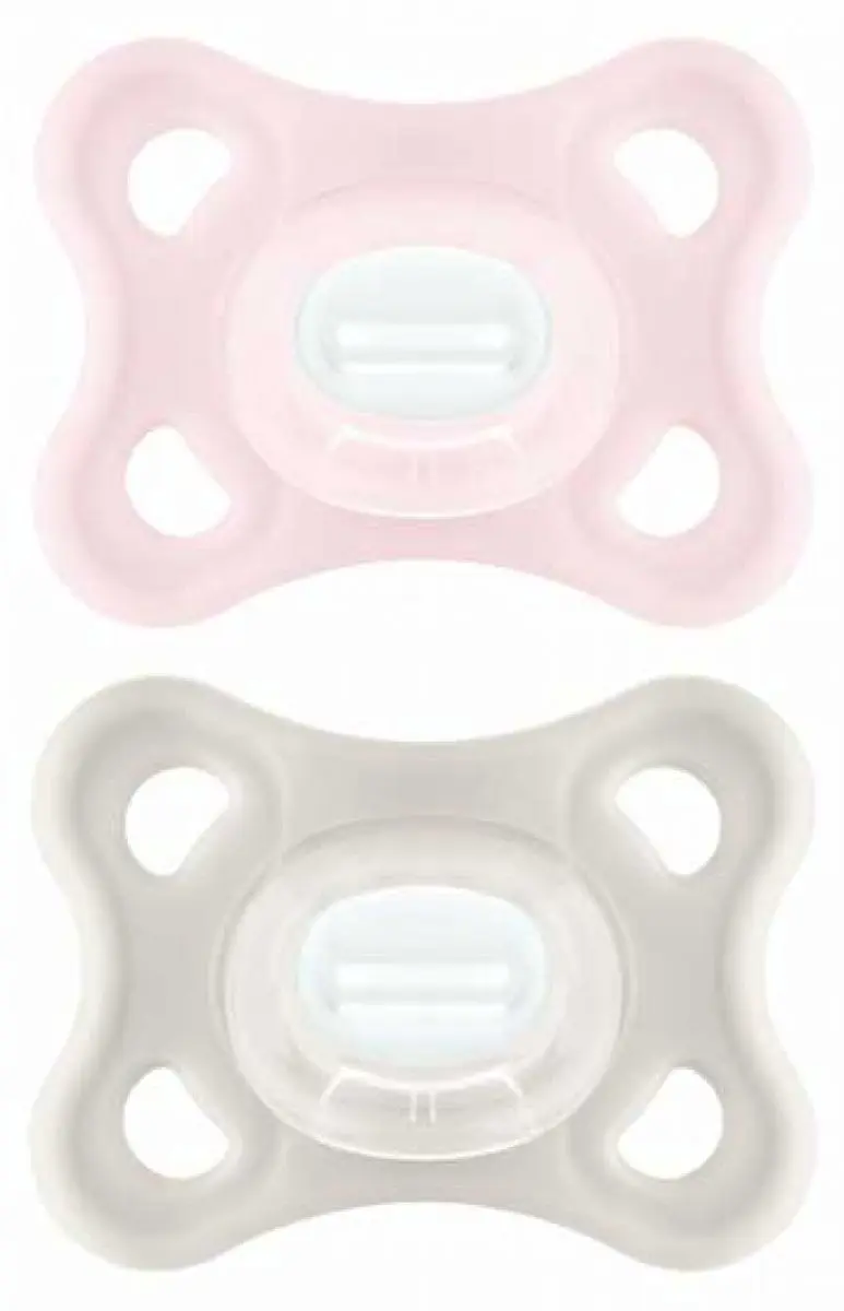 MAM Comfort 2 Fopspenen 2-6 Maanden Roze & Beige - 2 Stuks
