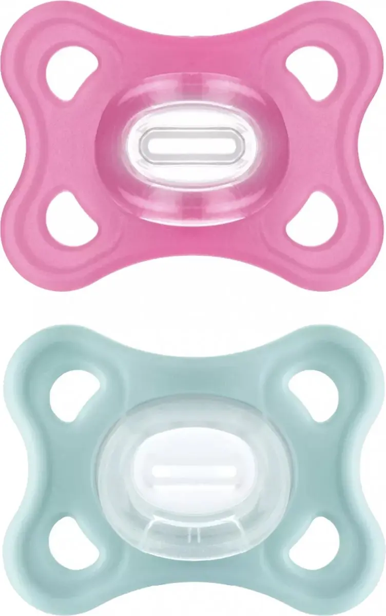 MAM Comfort 2 Fopspenen 2-6 Maanden Roze & Beige