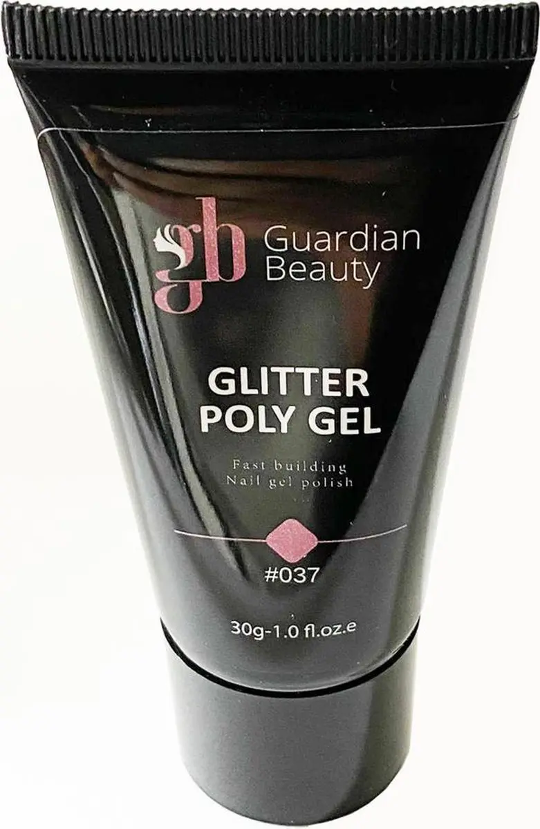 Guardian Beauty Polygel Glitter Rood 30g