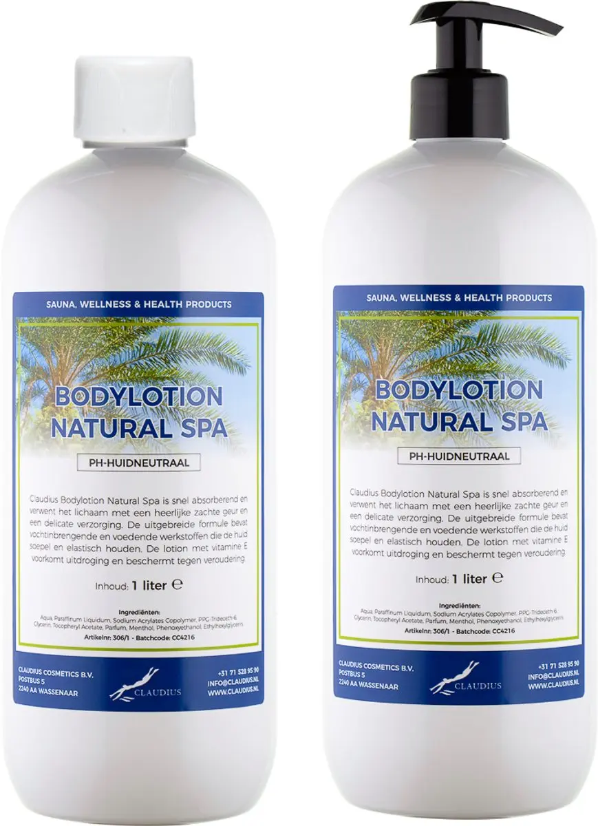 Splashbox Cosmetics Bodylotion Natural Spa 2 Liter