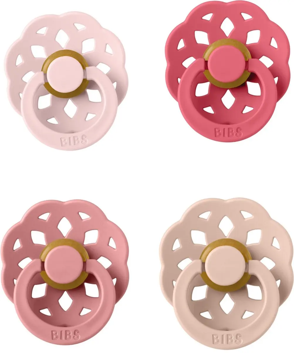 BIBS Boheme Fopspeen Set 4 Stuks