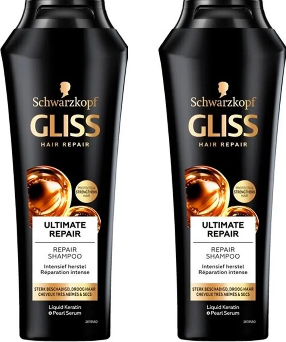 Gliss Kur Ultimate Repair Shampoo 2x250ml