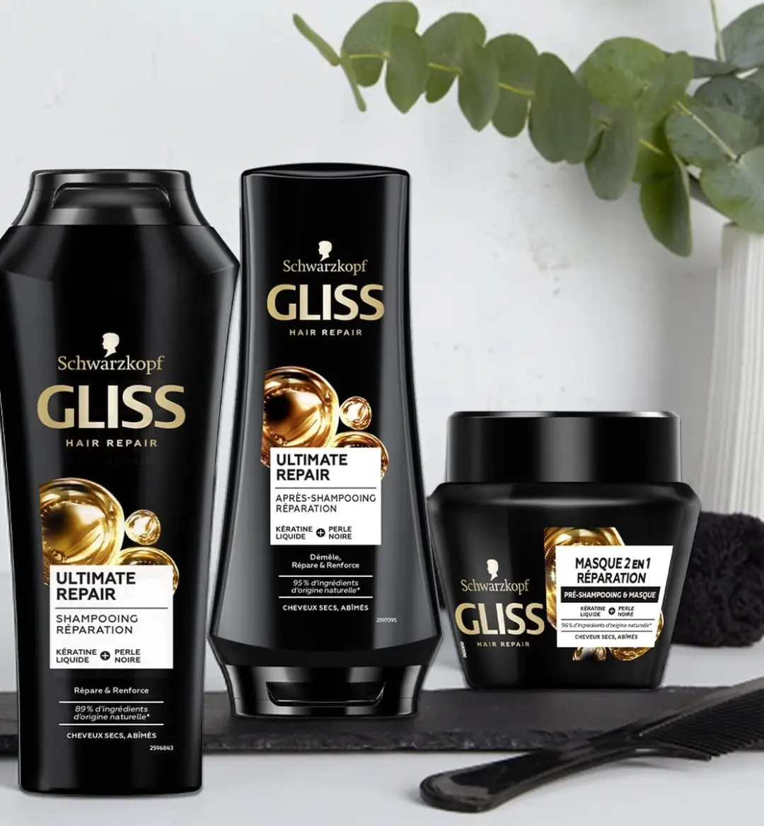 Gliss Kur Ultimate Repair Shampoo 2x250ml