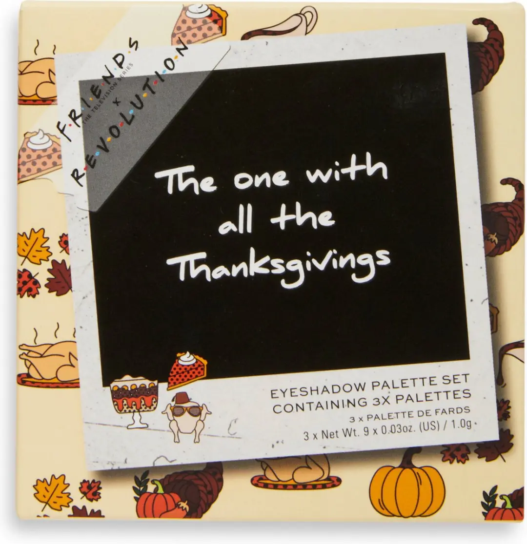 Makeup Revolution X Friends All Thanks Givings Oogschaduw Palette - 27 Kleuren - 3 Stuks