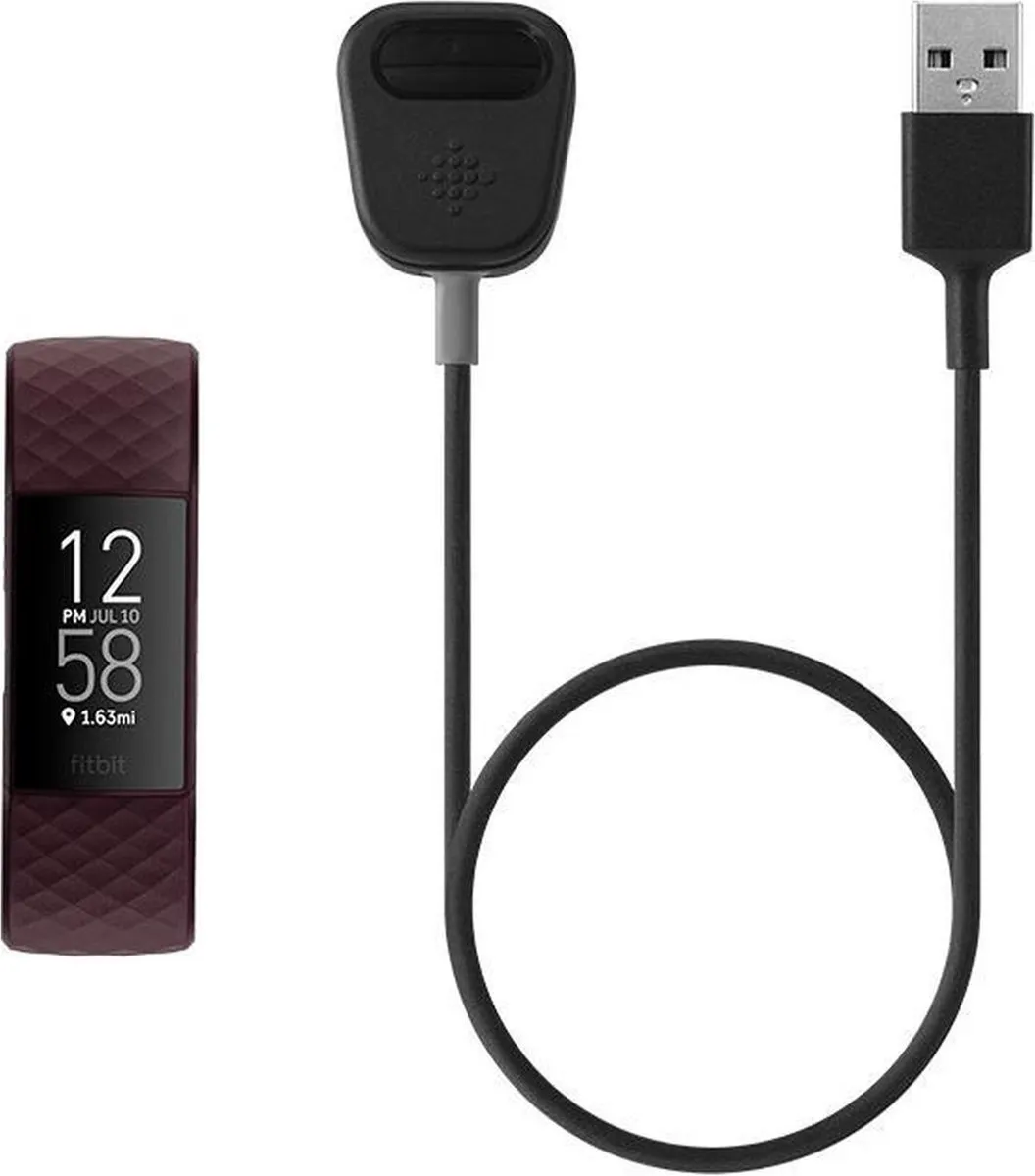 Fitbit Charge 4 Oplader FB172RCC - 55cm - Zwart
