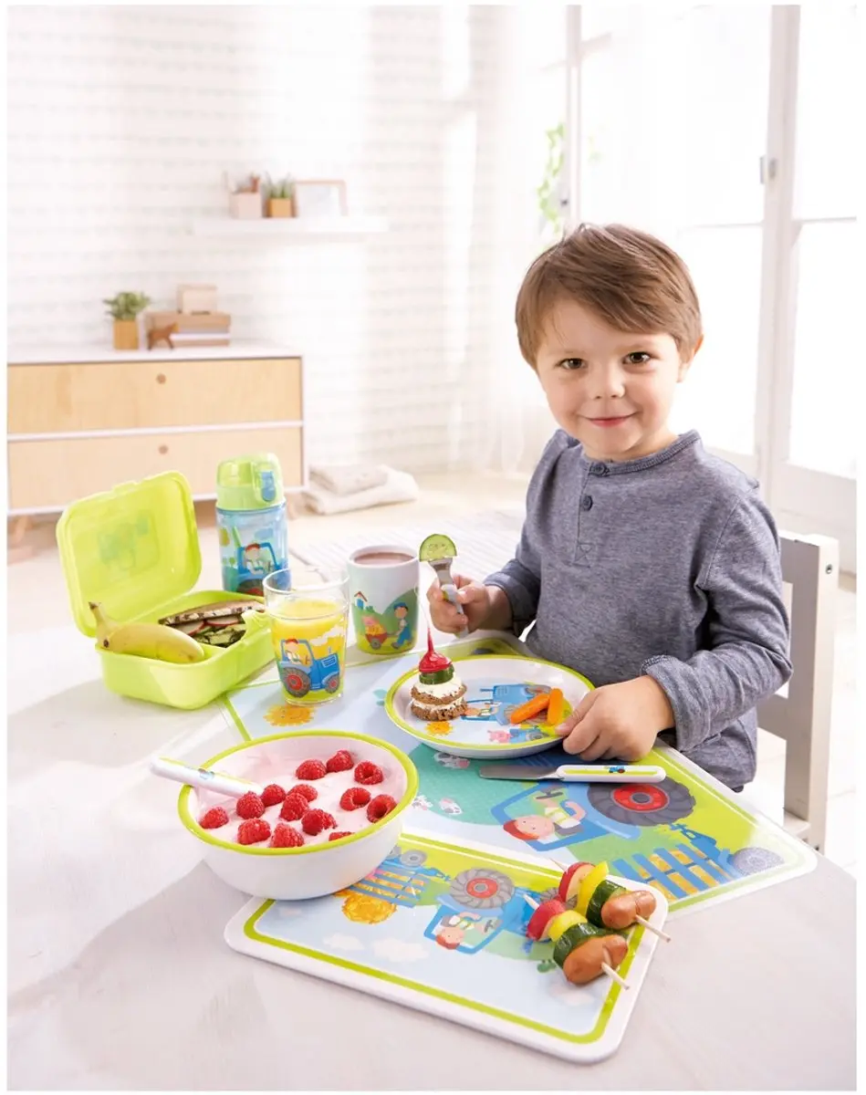 Haba Glitterbeker Tractor - 250ml - Kleurrijk