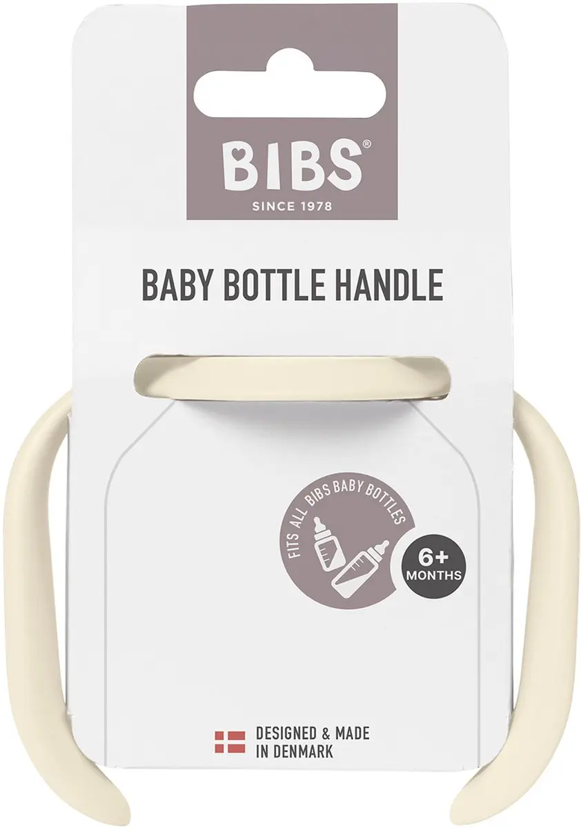 BIBS Babyfles Handgreep - Ivory