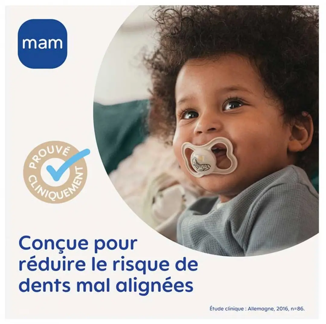 MAM Supreme Nuit Fopspenen 18+ Maanden - Vos & Blauw - 2 Stuks