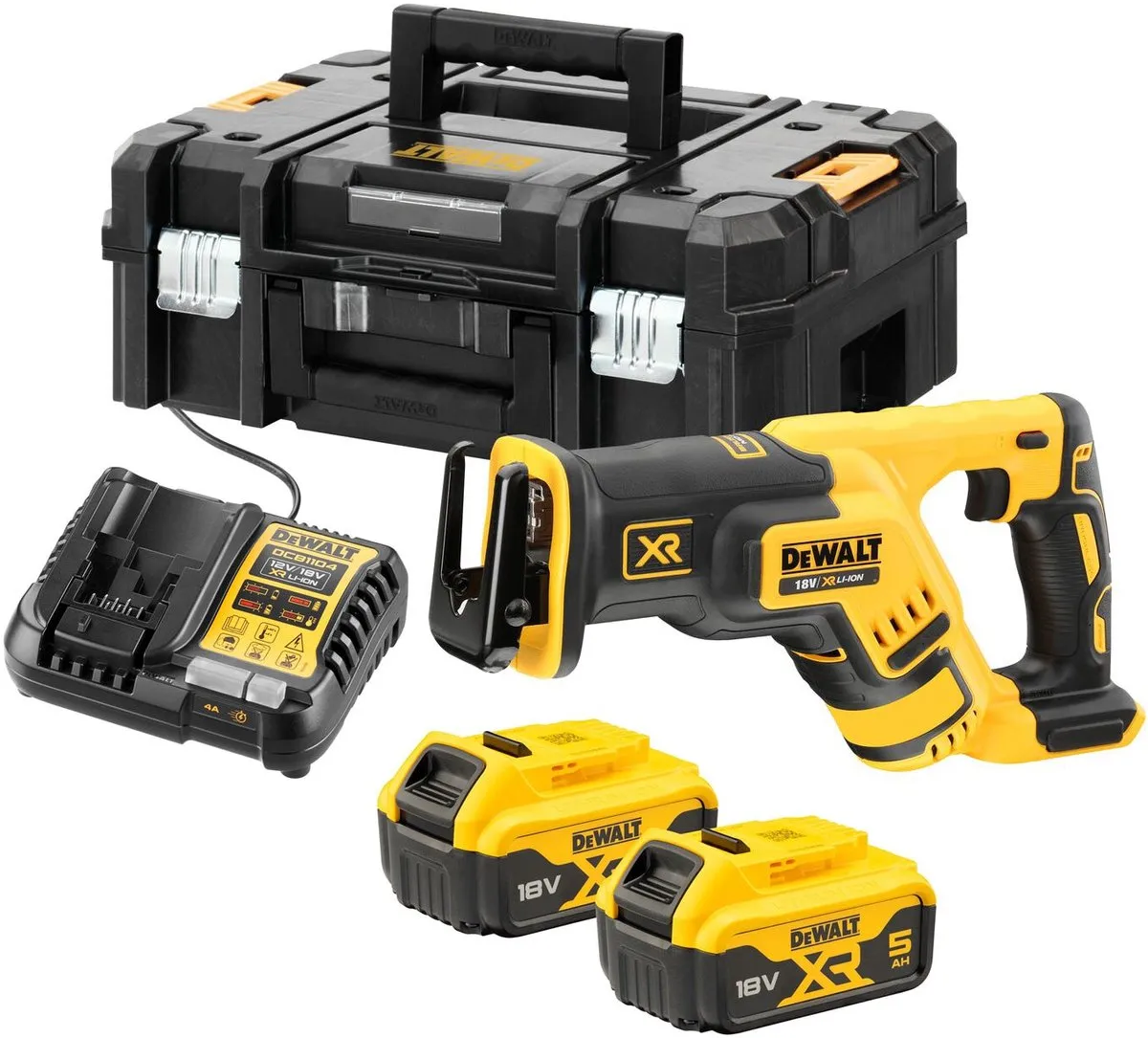 DeWalt DCS367P2 Reciprozaag - Koolborstelloos - 2x 5.0Ah