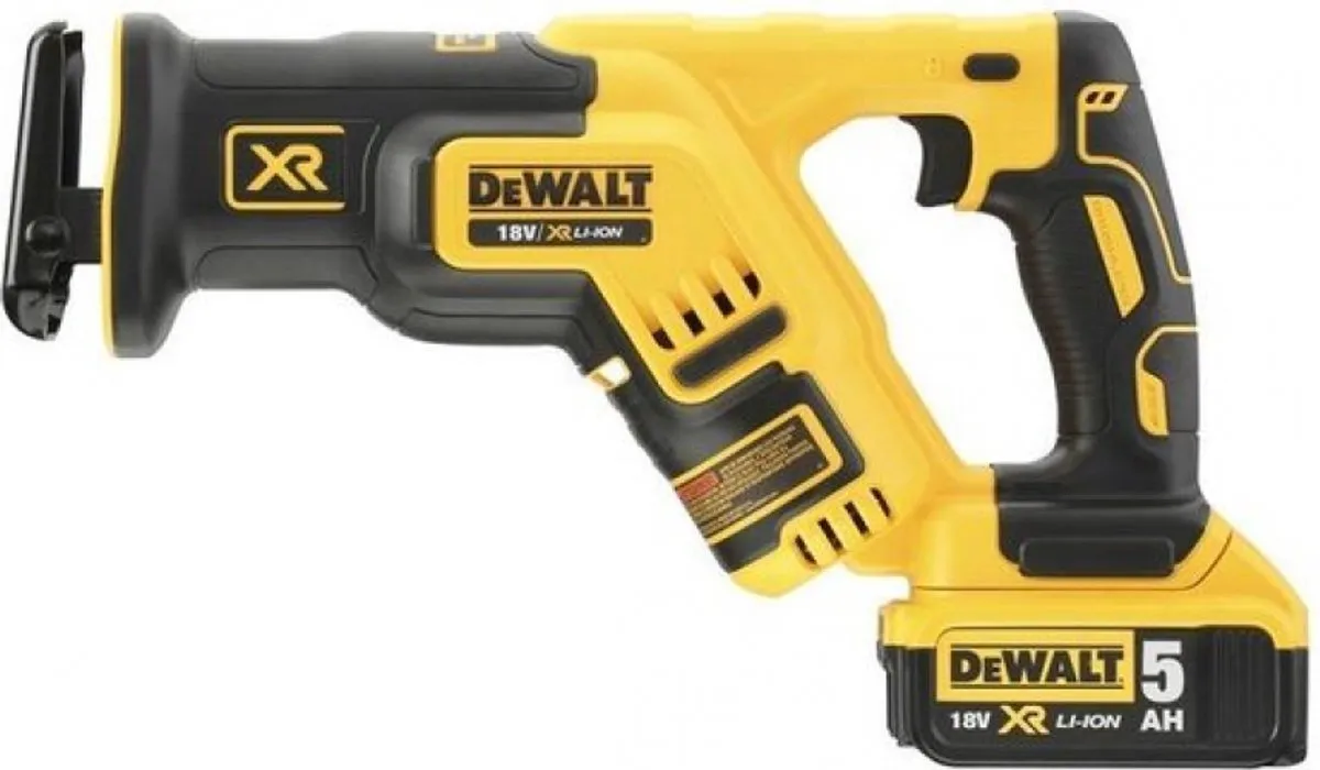 DeWalt DCS367P2 Reciprozaag - Koolborstelloos - 2x 5.0Ah