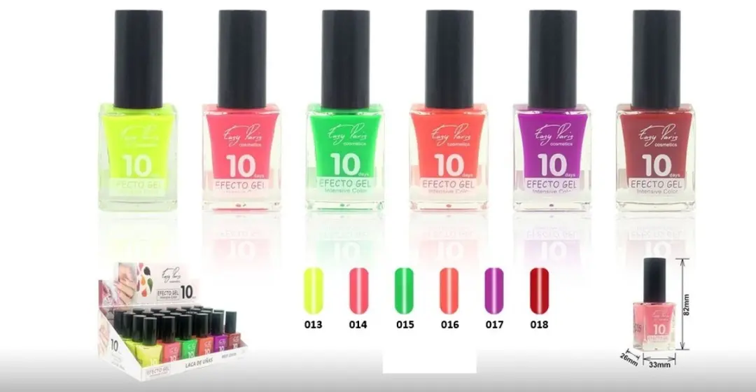Easy Paris Cosmetics Nagellakset 6x15ml - Multi Kleur