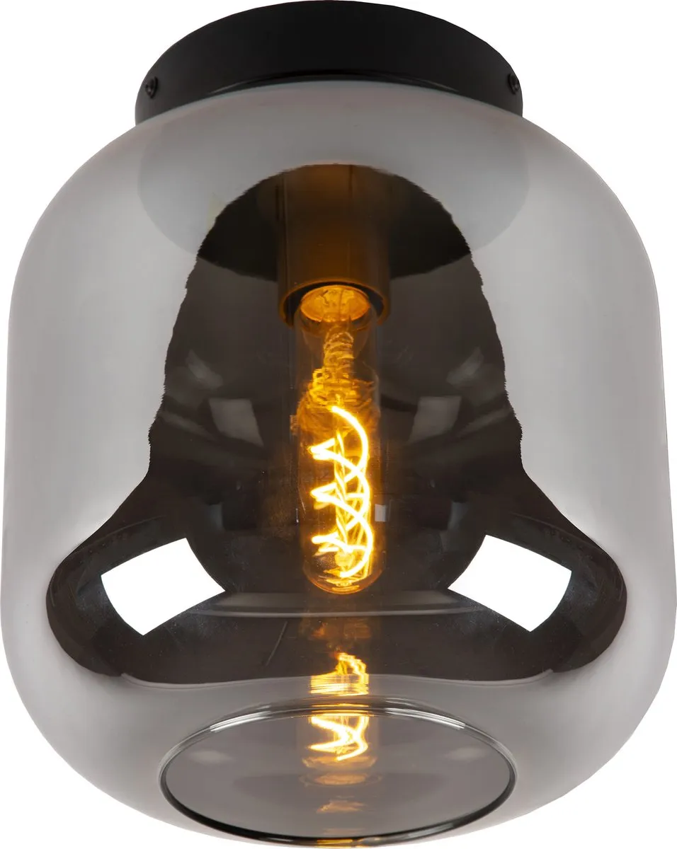 Lucide Joanet Plafondlamp Ø25cm - Fumé