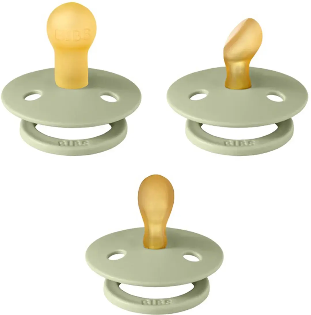 BIBS Colour Try-It Collectie Fopspenen Sage - 3 Stuks