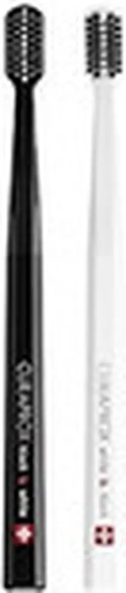 Curaprox Black is White CS5460 Tandenborstels - 2 Stuks