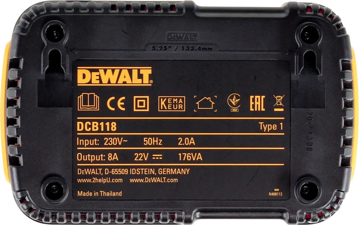 DeWalt DCB 118 X1 FlexVolt Starterset - 54V/18V - 9,0Ah Accu