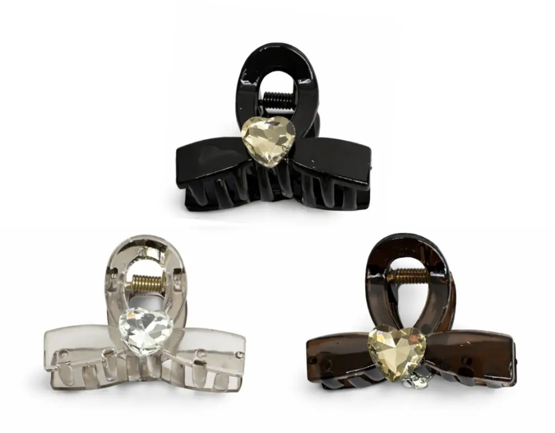 Guardian Beauty Haarclips Set - 3 Stuks - Zwart/Lichtbeige/Donkerbruin