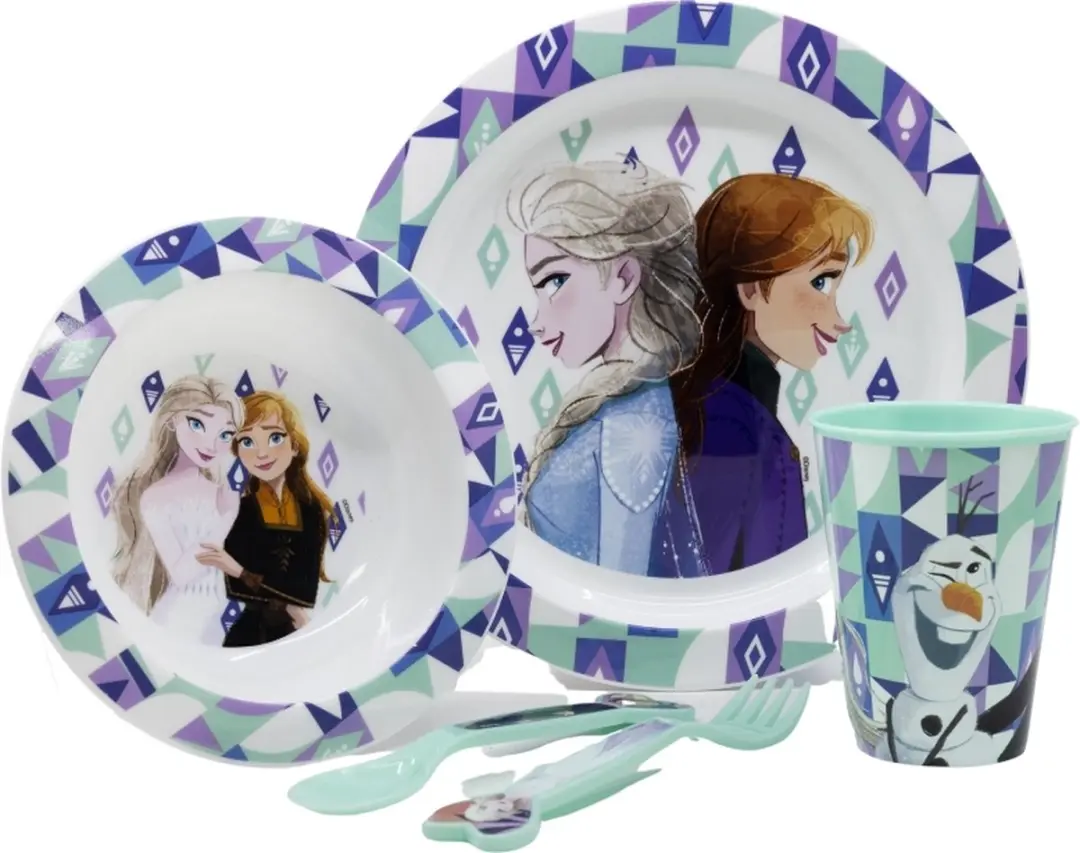 Disney Frozen Servies Set - 5-delig Multi - afbeelding 2 van 2