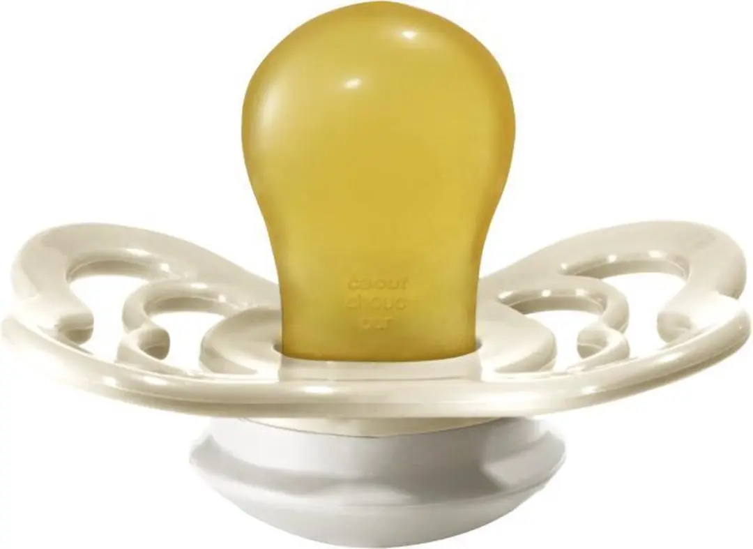 BIBS Supreme Ivory White Fopspeen Maat 2 - afbeelding 2 van 2