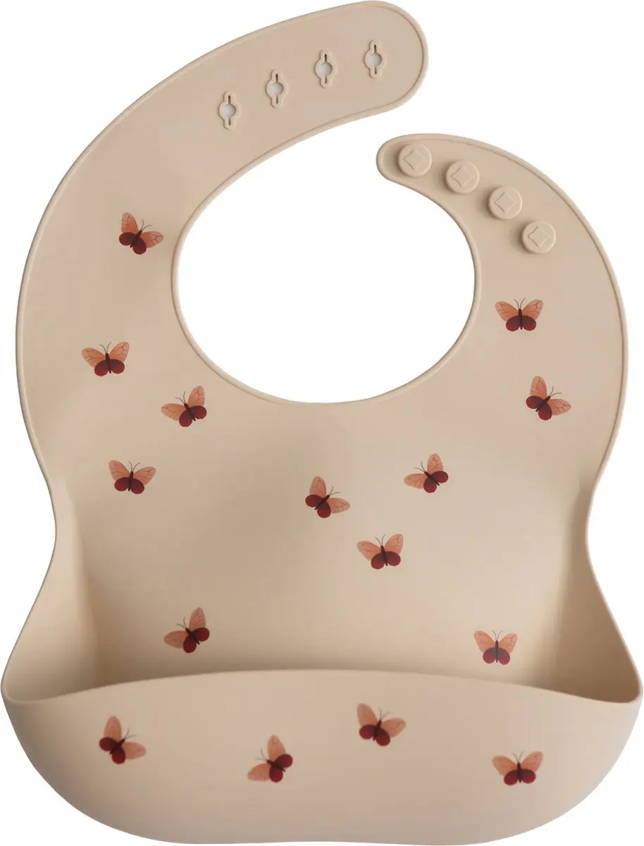 Mushie Siliconen Slab Butterflies
