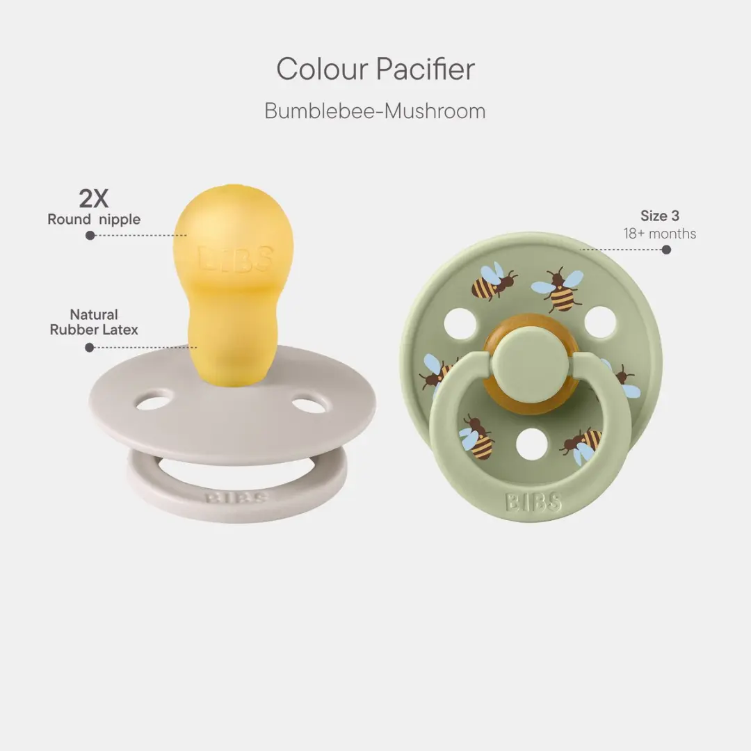 BIBS Colour Studio Speen Mushroom/Sage - 2 Stuks - Maat 3 - afbeelding 6 van 6