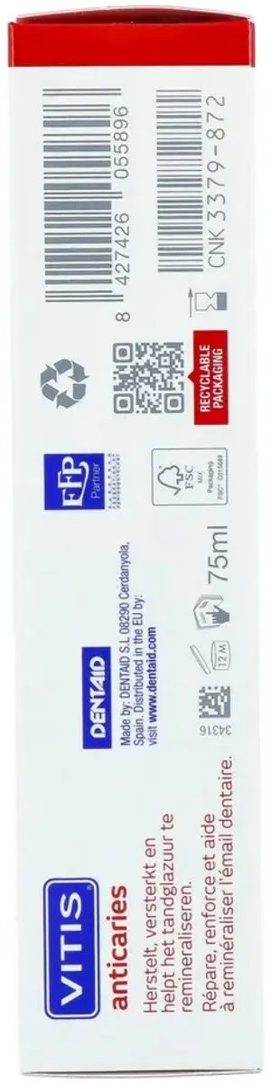 Vitis Tandpasta Anticaries 75ml