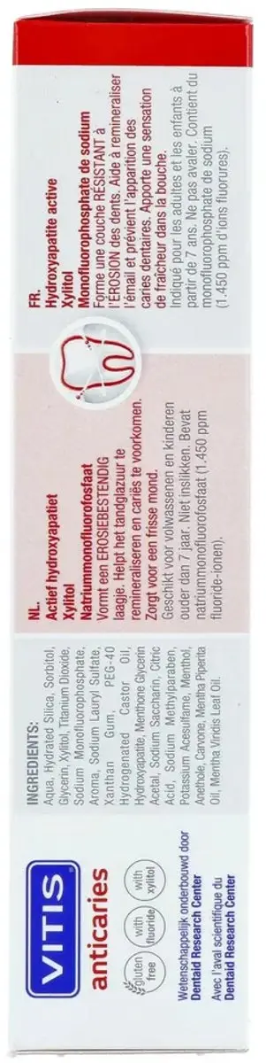 Vitis Tandpasta Anticaries 75ml