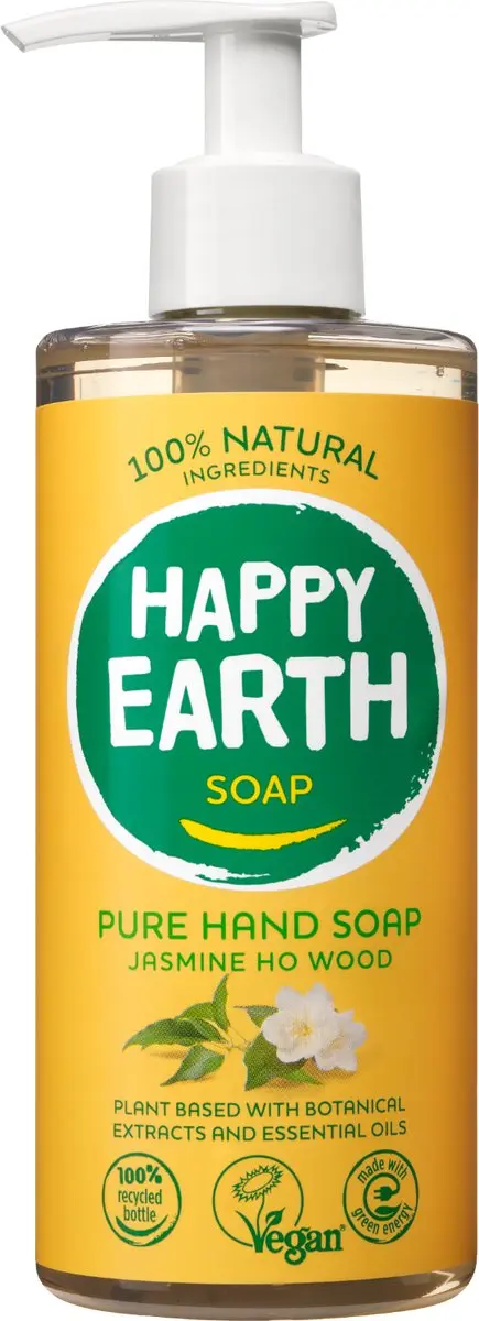 Happy Earth Handzeep Jasmine Ho Wood 300ml