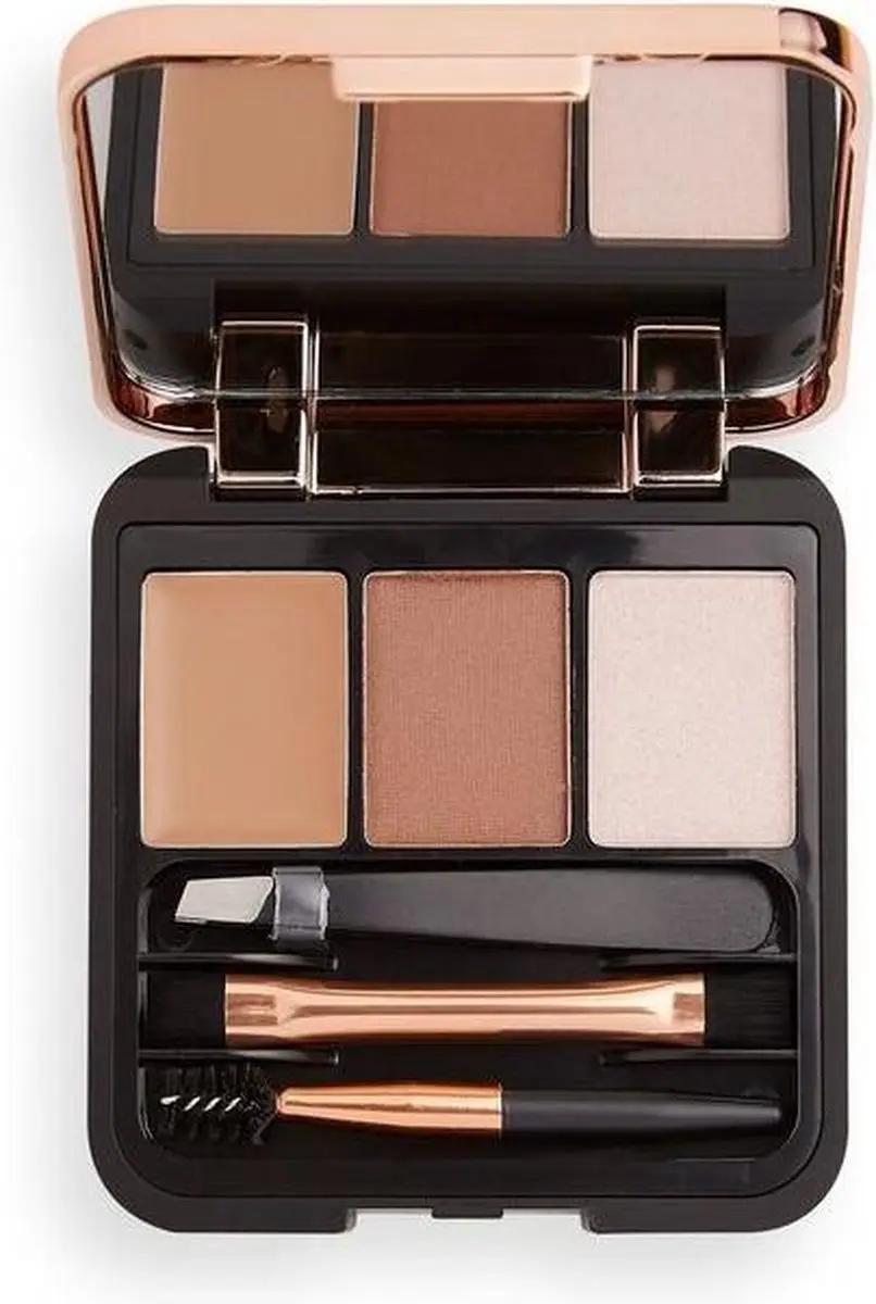 Makeup Revolution Brow Sculpt Kit Brown - 6 Stuks