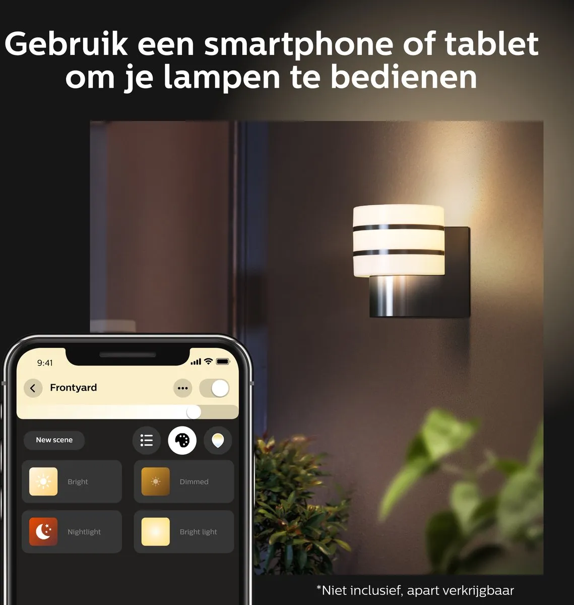 Philips Hue Tuar Muurlamp - 15cm - Zilver