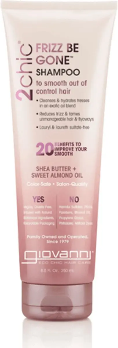 Giovanni Cosmetics 2chic Frizz Be Gone Shampoo 250ml - Kroeshaar