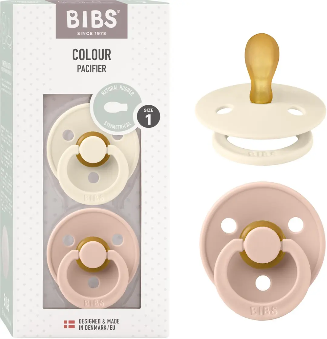 BIBS Colour Symmetrische Speen Maat 1