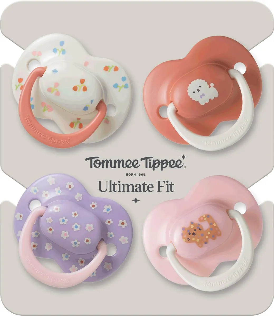 Tommee Tippee Ultimate Fit Fopspeen - 4 Stuks - Roze - afbeelding 6 van 6