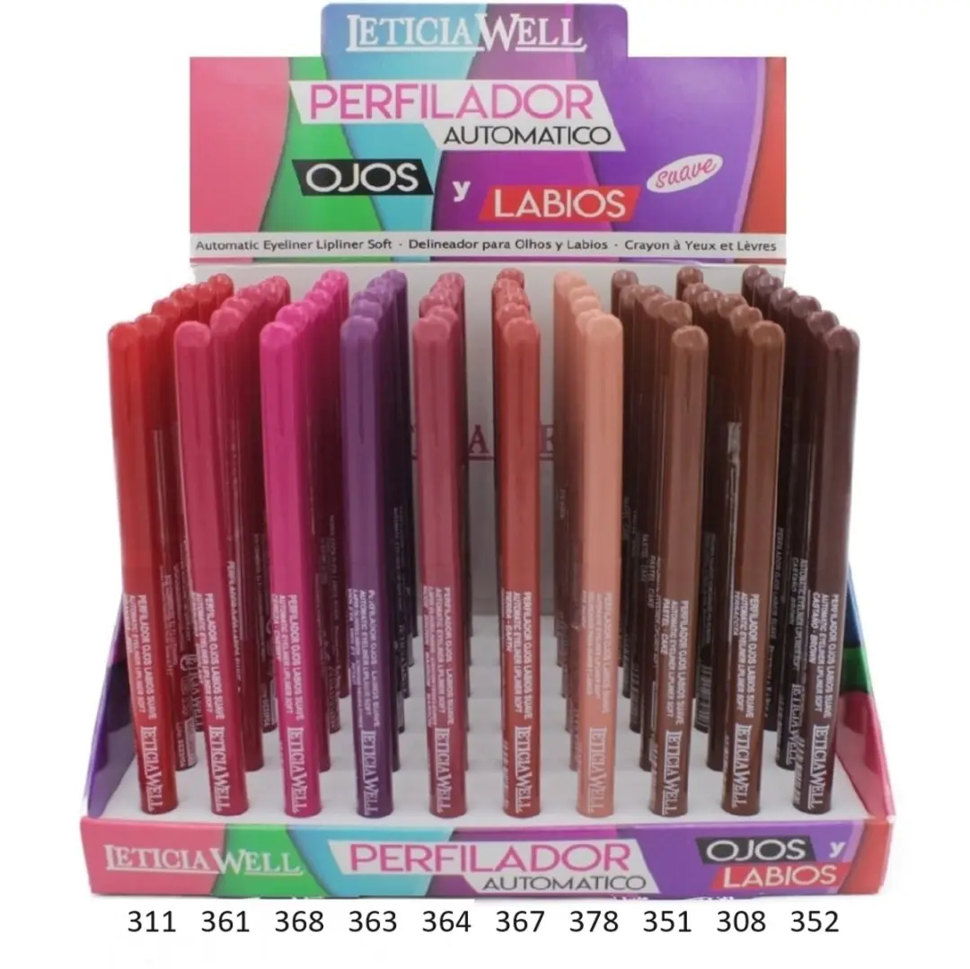 Leticia Well Draaibaar Bruin Lippotlood & Oogpotlood 33352 - 0.2g